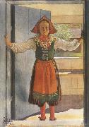 Carl Larsson Rosalind oil painting reproduction